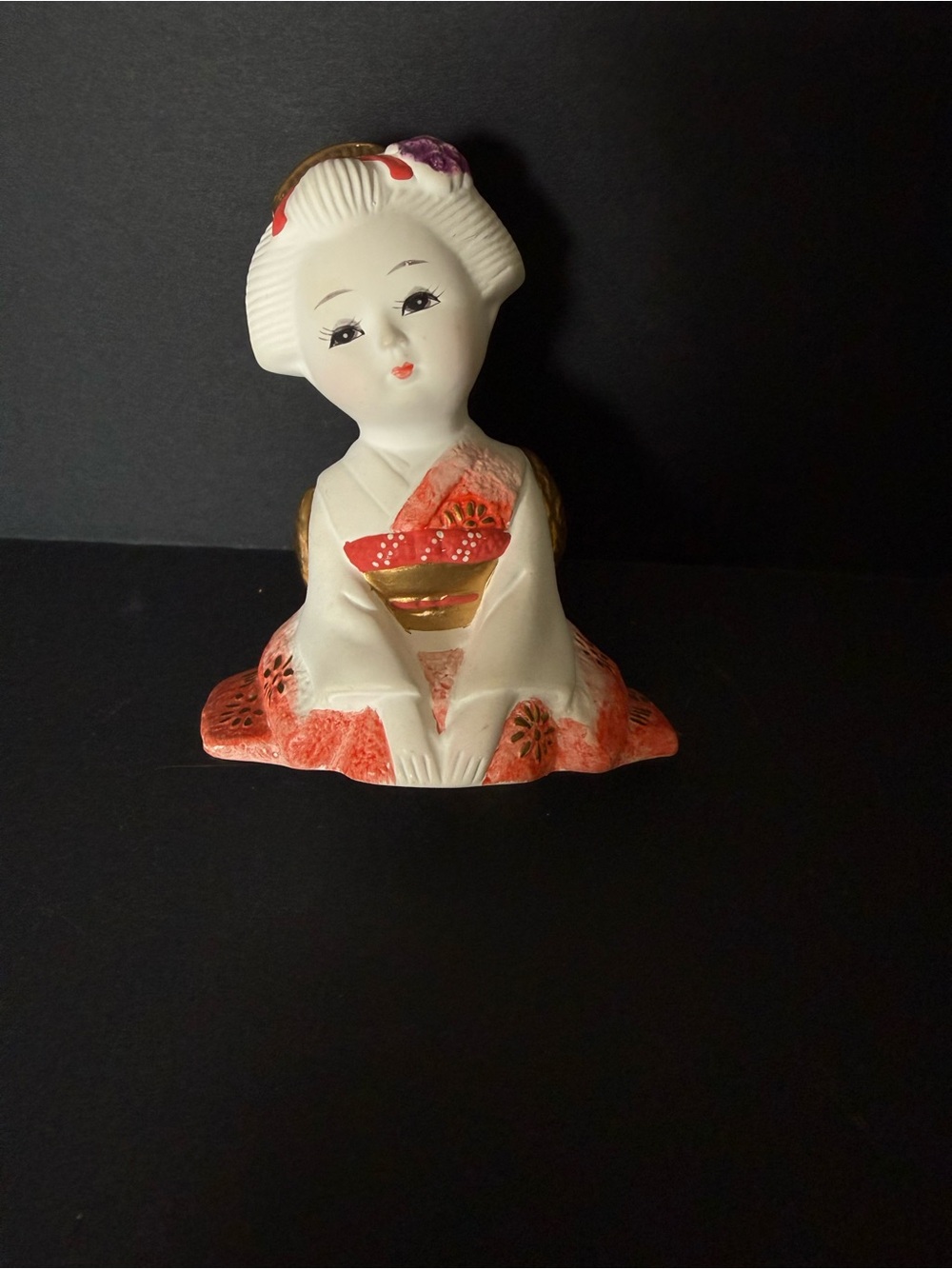 Hakata Sitting Geisha Figurine